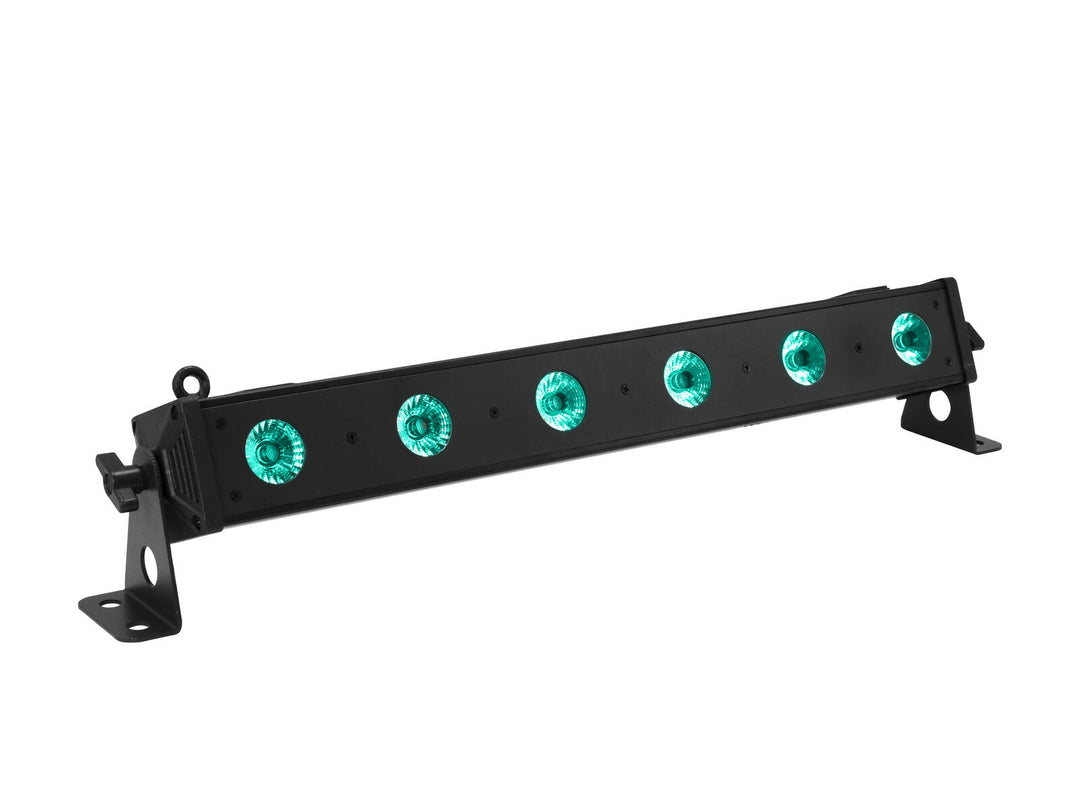 EUROLITE Set 2x LED BAR-6 QCL RGB+UV Bar + Borsa morbida