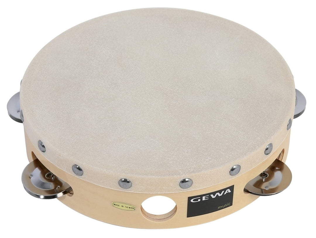 GEWA Tamburello tradizionale con sonagli - 8"