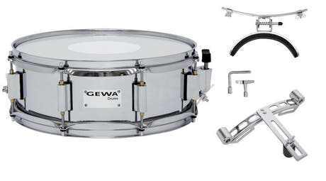 GEWA rullante da marcia 13" x 5", acciaio cromato