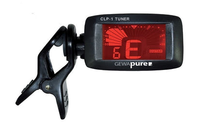 Accordatore clip-on GEWA CLP-1 per chitarre, basso e ukulele