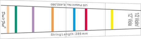 GEWA Fingerboard marking Don't Fret - 1/4 Cello
