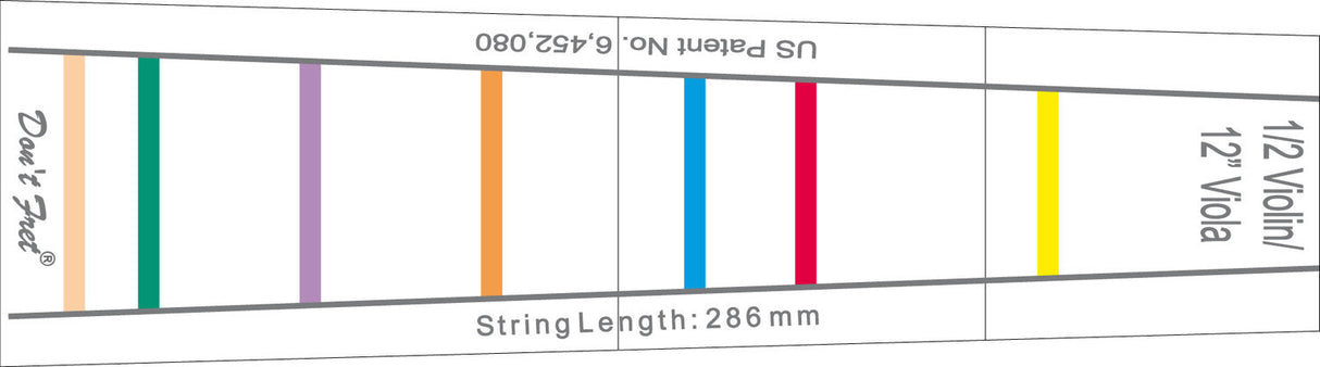 GEWA Fingerboard marking Don't Fret - 3/4 Cello