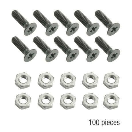 Adam Hall Chassis M3 Set di Viti (100 pezzi)
