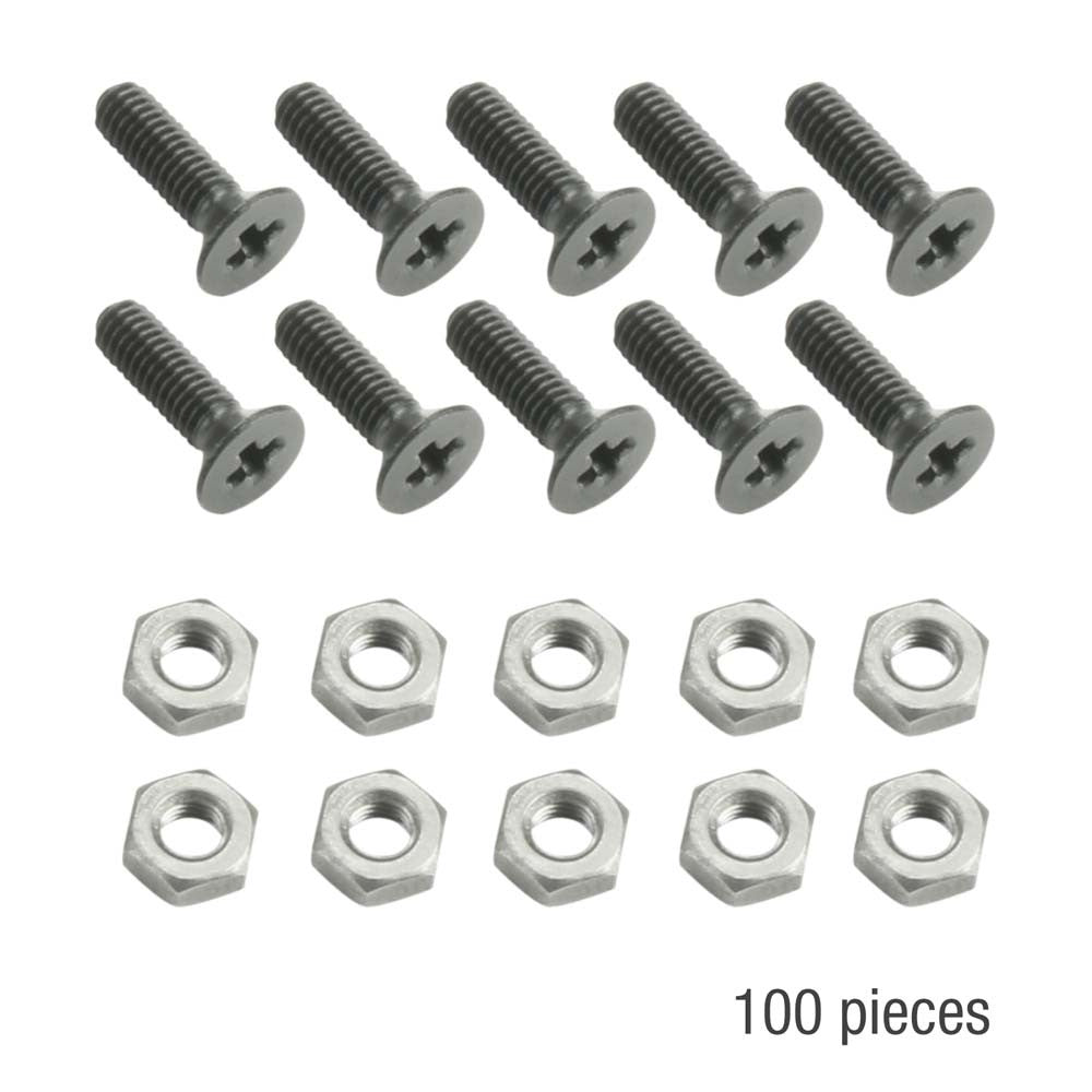 Adam Hall Chassis M3 Set di Viti (100 pezzi)