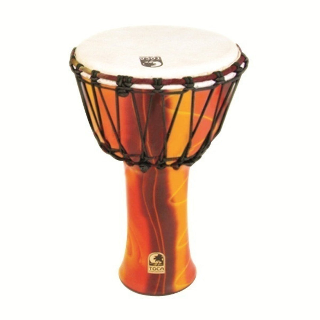 Toca Djembe Freestyle accordato a corda - Kente Cloth (SFDJ-10K)