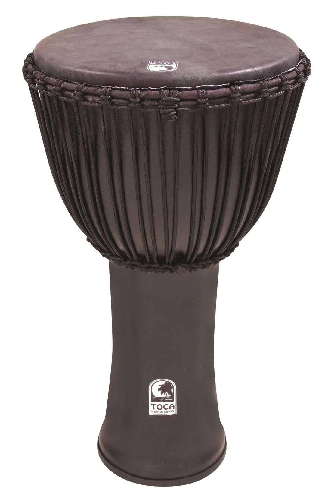 Toca Djembe Freestyle con accordatura a corde - Kente Cloth con borsa (SFDJ-14K)