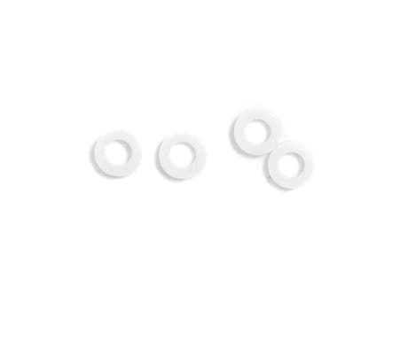 Rondelle di tensione Gibraltar SC-12 in nylon bianco, 12 pezzi