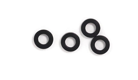 Gibraltar SC-SSW rondelle di tensione in plastica nera, 10 pz.
