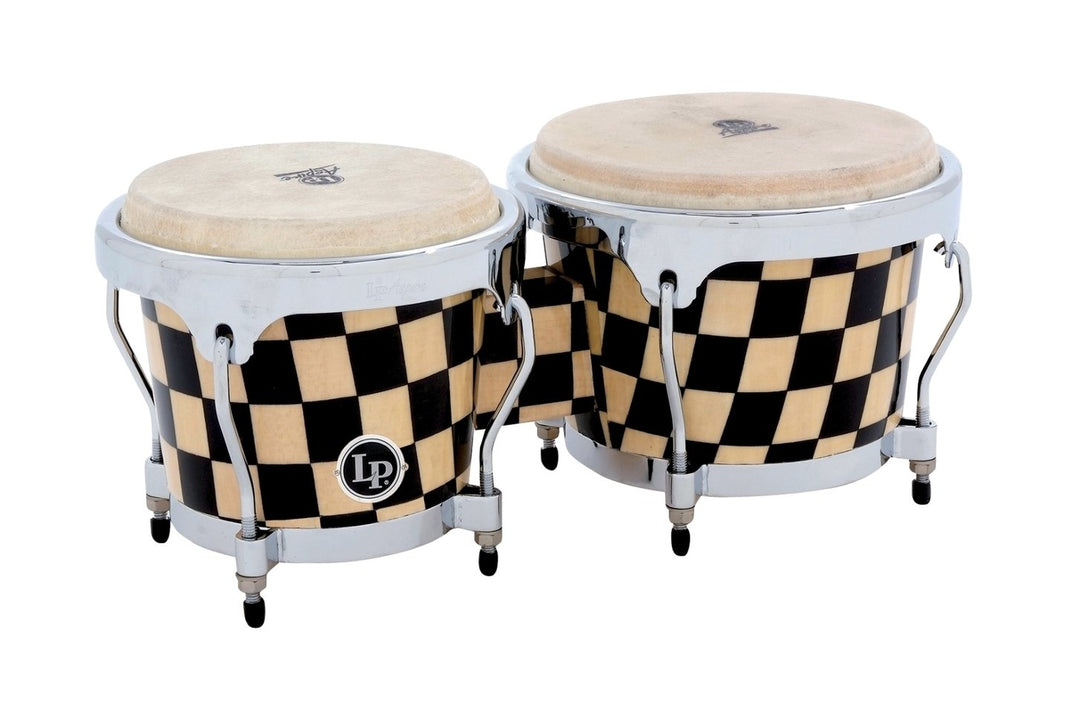 Latin Percussion Bongo Aspire Accent - Checkerboard (LPA601-CHCK)