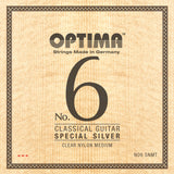 Optima Strings for classic guitar No. 6 Special Silver - Set Nylon medium (NO6.SNMT)