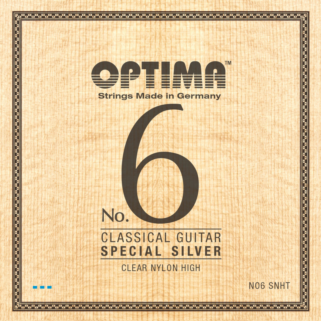 Optima Corde per chitarre classiche No. 6 Special Silver - Set Nylon high (NO6.SNHT)