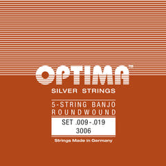 Optima 3006 set di corde per banjo a 5 corde, ad anello