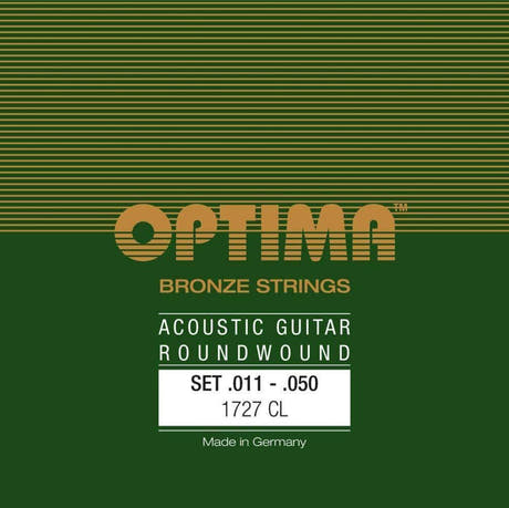 Optima Strings for Acoustic Guitar Bronze strings - Set Custom-light (1727CL)