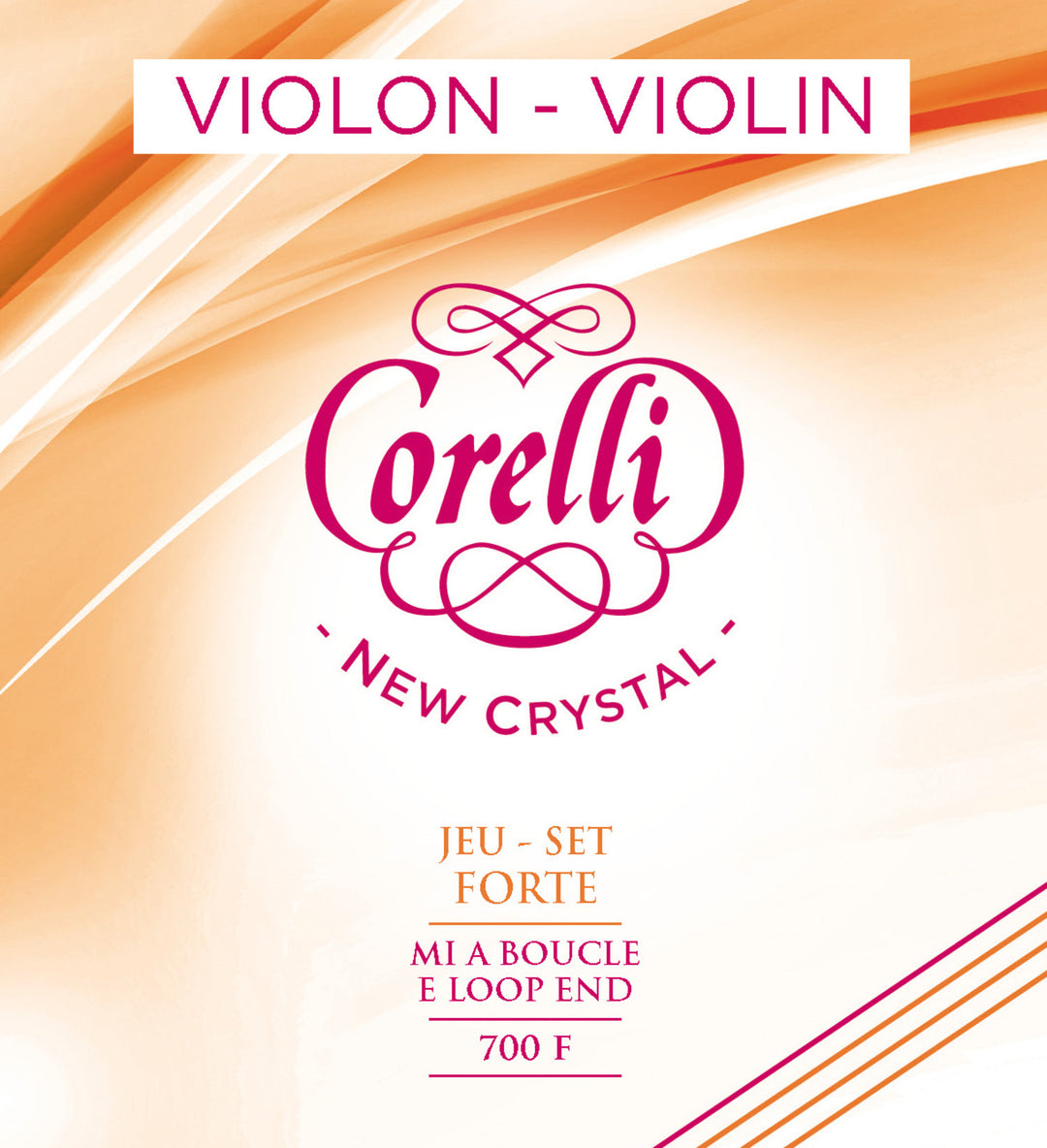 Corde per Violino Corelli New Crystal - Forte (700F)