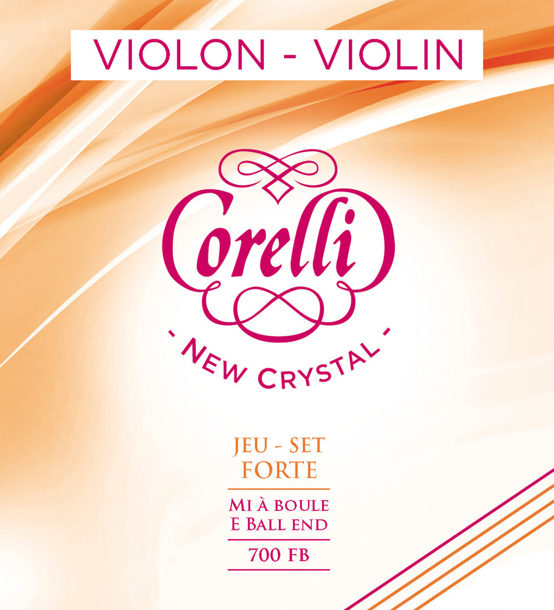 Corde per Violino Corelli New Crystal - Forte (700FB)