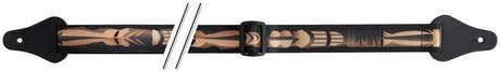 Fire & Stone tracolla per ukulele in nylon, "Totem Two", 37 mm