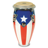 Latin Percezione Conga Mini accordabile - Puerto Rican Flag (LPM198-PR)