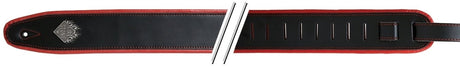 GEWA Guitar Straps F&S Comfort - Black/Red