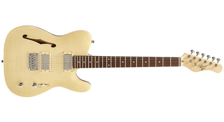 Michael Kelly 58 Thinline semi-hollow chitarra elettrica, Flame Maple
