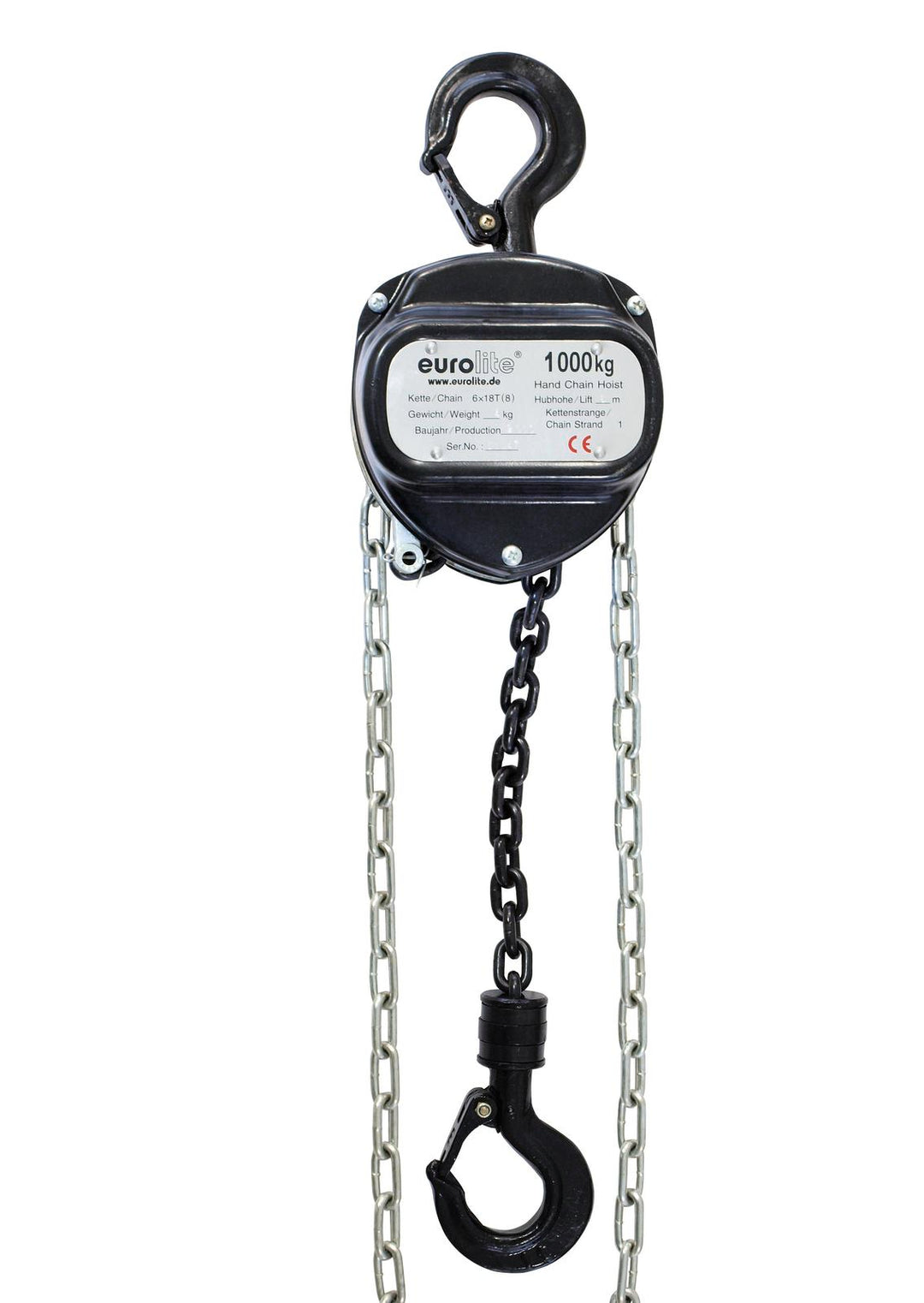 Eurolite Paranco a Catena 6M/1.0T (Nero)