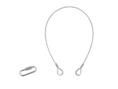EUROLITE Safety Bond B 3x600mm fino a 5kg argento