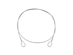 EUROLITE Fune d'acciaio (SC) 900x3mm argento
