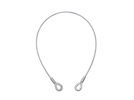 EUROLITE Steel Rope 1000x6mm silver with Thimble