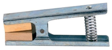 Morsetto a molla GEWA con ganasce in legno per la corona del cerchio