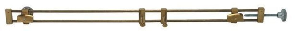 GEWA morsetto per crepe in ottone, 180 mm, ganasce girevoli