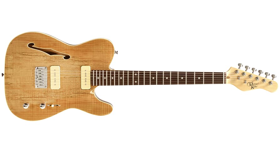 Michael Kelly 59 Thinline semi-hollow chitarra elettrica, Spalted Maple