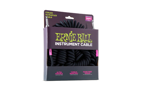 Ernie Ball 6044 Cavo a spirale, 10m. Black.