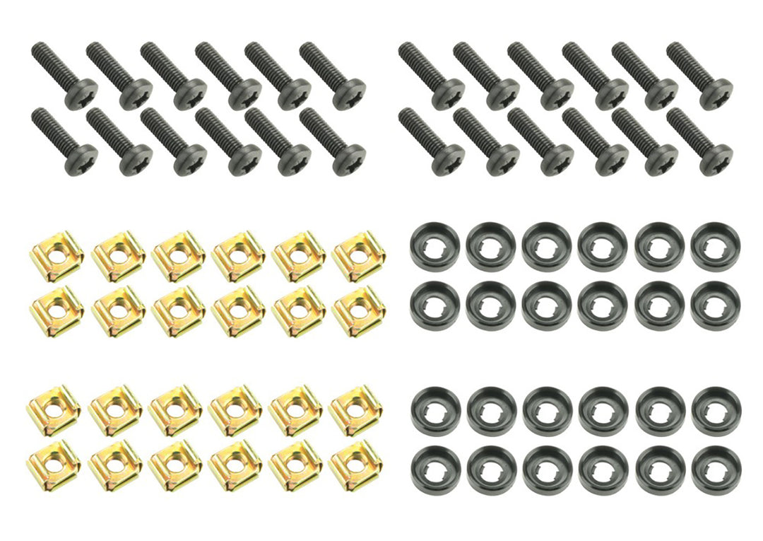 Adam Hall - Screws for 19" rack, 20 mm / 24 pcs.