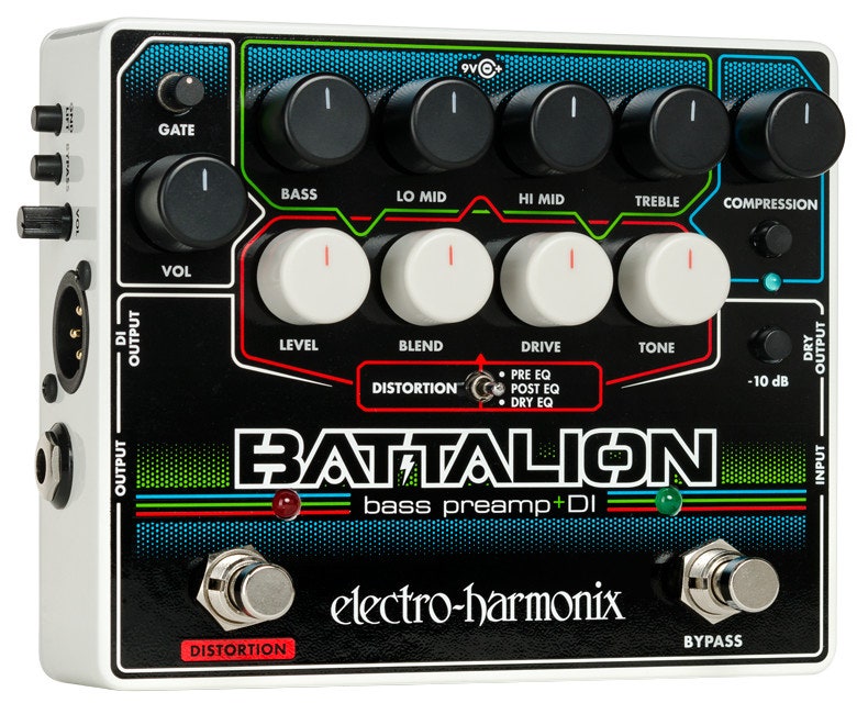 Electro Harmonix Battalion preamplificatore per basso