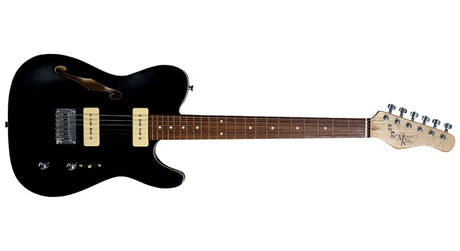 Michael Kelly 59 Thinline chitarra elettrica semi-hollow, Gloss Black