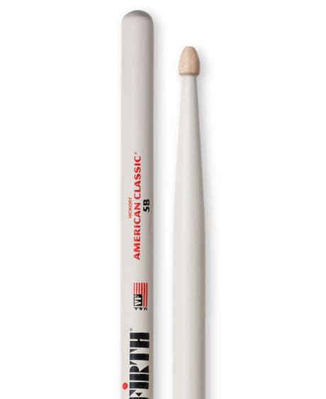 Vic Firth 5B Bacchette per Batteria (Hvid)