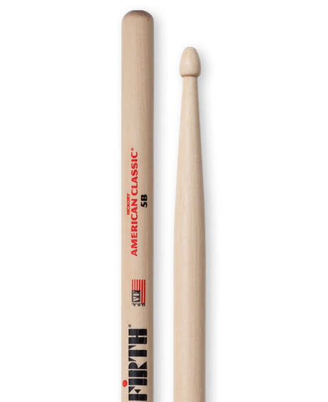 Vic Firth 5B Bacchette per Batteria (Trætip)