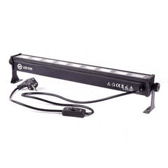 LIGHT4ME LED BAR UV 9 + BIANCO decorazione luminosa professionale 9x3W