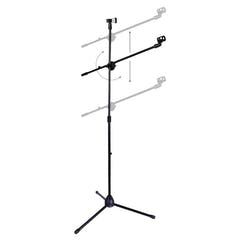 NN M2 doppio supporto per microfono con asta per 2 microfoni