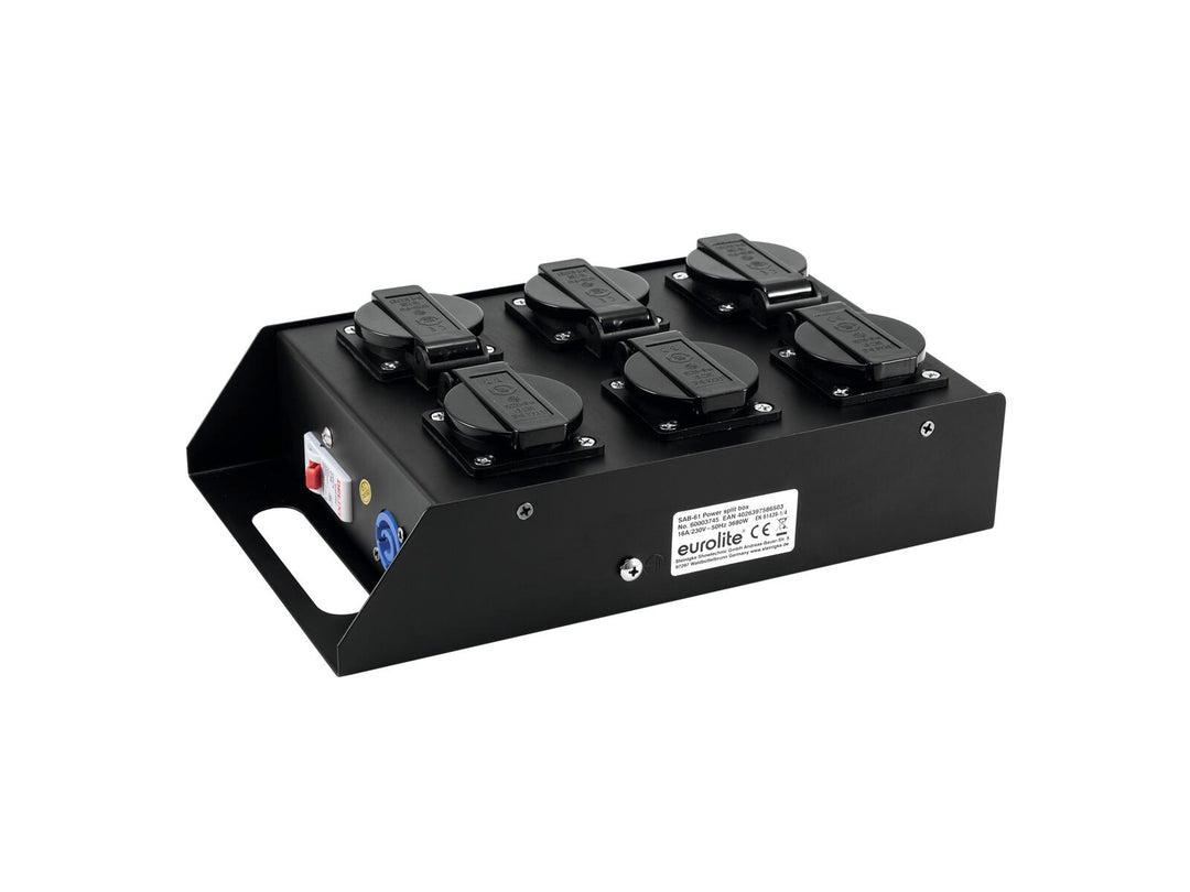 EUROLITE SAB-61 Scatola splitter di alimentazione