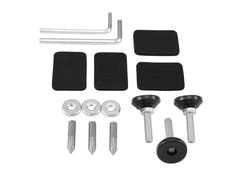 OMNITRONIC EUMO-2 Supporto per monitor, altezza regolabile