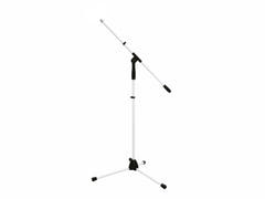 OMNITRONIC Set treppiede per microfono MS-1W con asta + custodia bianca