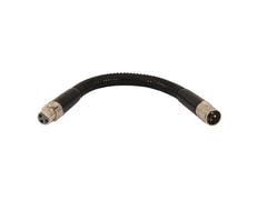 Collo di cigno OMNITRONIC Black XLR/XLR, 47cm