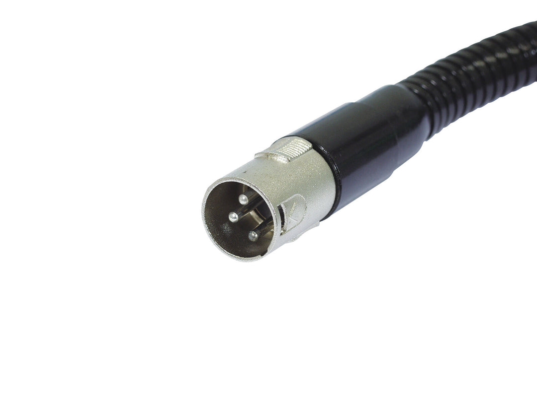 Collo di cigno OMNITRONIC Black XLR/XLR, 47cm