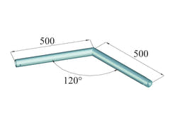 ALUTRUSS SINGLELOCK SPAC-S22 QUICK-LOCK Angolo 120° bk