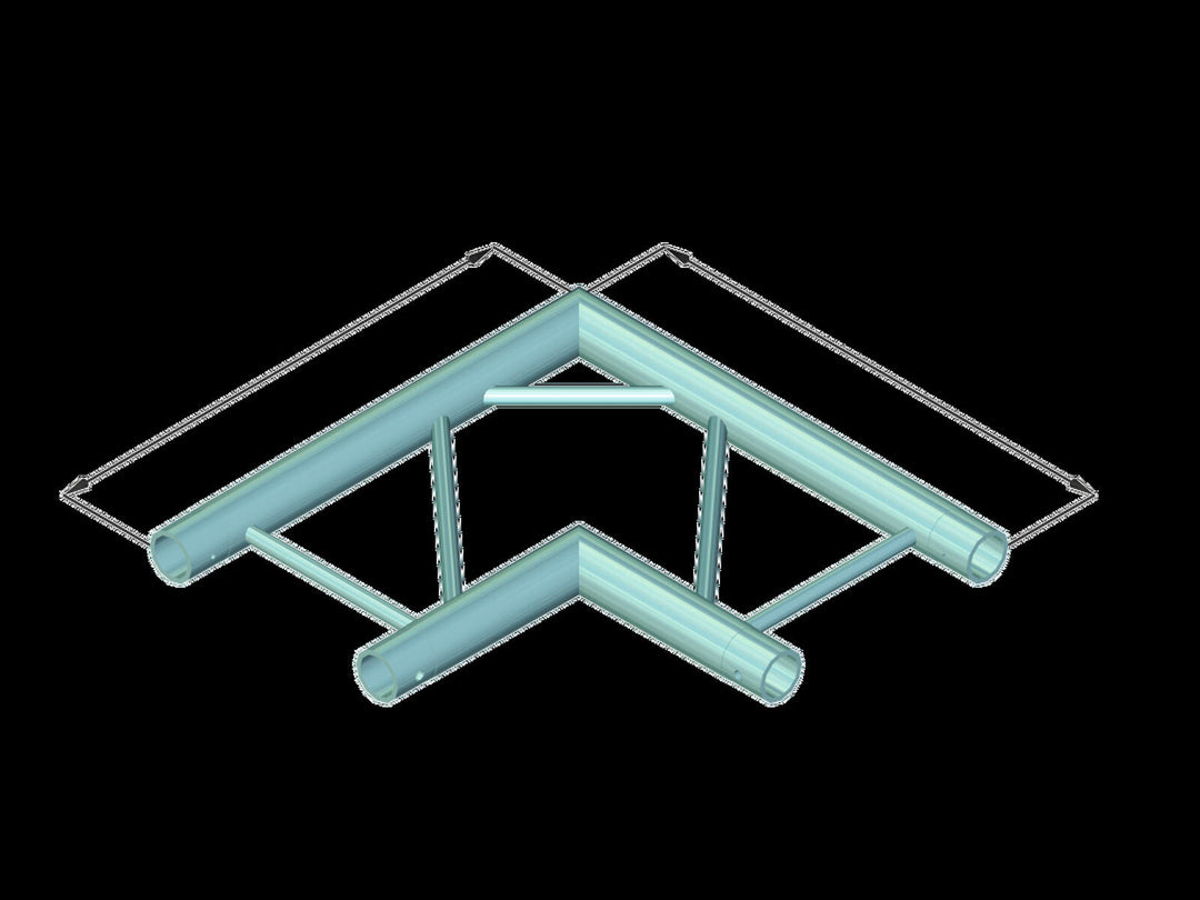 ALUTRUSS BILOCK BQ2-PAC21H Angolo a 2 vie 90°