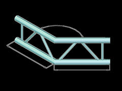 ALUTRUSS BILOCK BQ2-PAC23V Angolo a 2 vie 135°