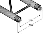 ALUTRUSS BILOCK BQ2-S500 2-way Cross Beam bk