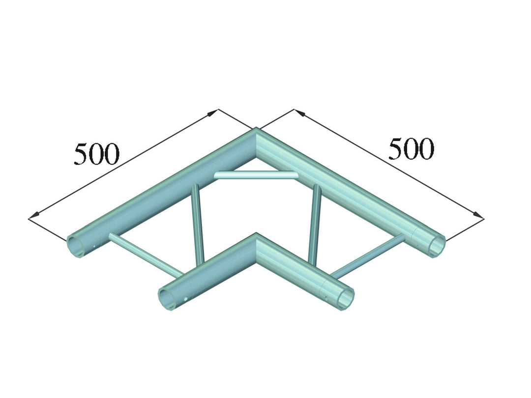 ALUTRUSS BILOCK BQ2-SPAC21H Angolo a 2 vie 90° bk