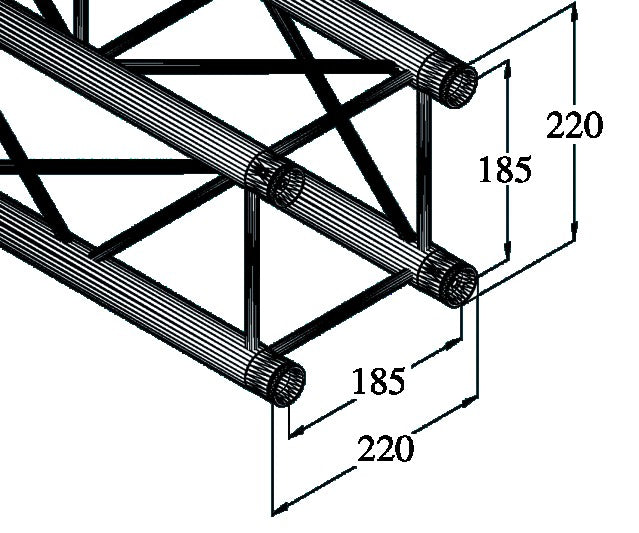 Alutruss DECOLOCK DQ4-3000 (3m)