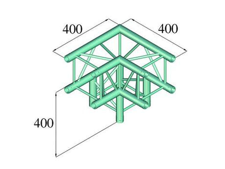 Alutruss DECOLOCK DQ4-PAL30 Angolo a 3 vie (90°)